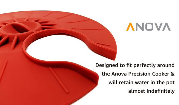 Anova Precision Sous Vide Silicone Lid for Stockpot 10 inches - Small - Red - Cellar Made