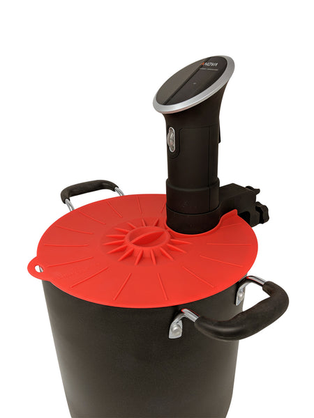 Anova Precision Sous Vide Silicone Lid for Stockpot 10 inches - Small - Red - Cellar Made
