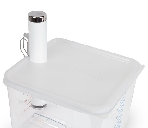 ChefSteps Joule Sous Vide Lid for Rubbermaid Container fits 12 Qt, 18 Qt and 22 Qt - Cellar Made